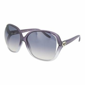 Gucci Oversized Heart Logo Squared Sunnies